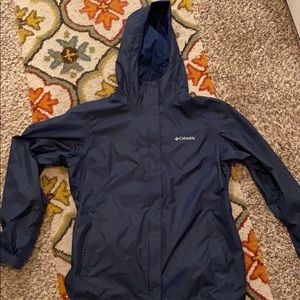 LARGE navy blue Columbia jacket